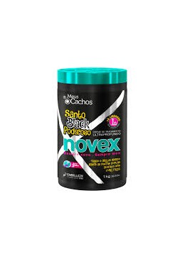 Creme de Tratamento Novex Meus Cachos Santo Black Poderoso  Beautecombeleza.com