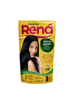 Henê Rená Preto Natural 180G  Beautecombeleza.com