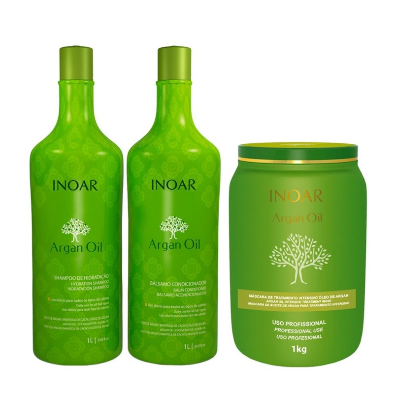 Inoar Argan Oil Kit Professional Treatment