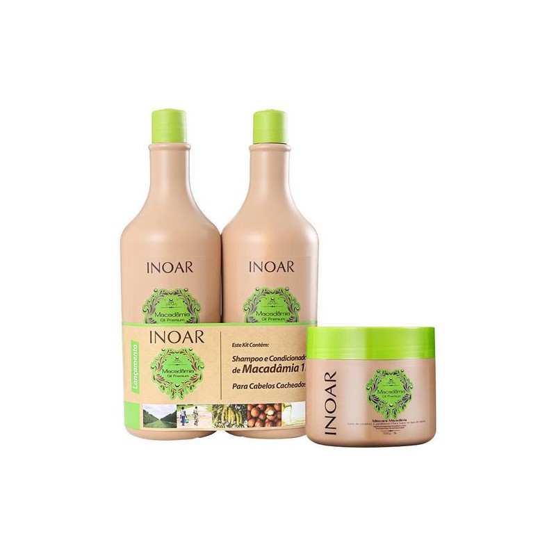 Kit Inoar Macadâmia Beautecombeleza.com Kit Inoar Macadâmia Beautecombeleza.com