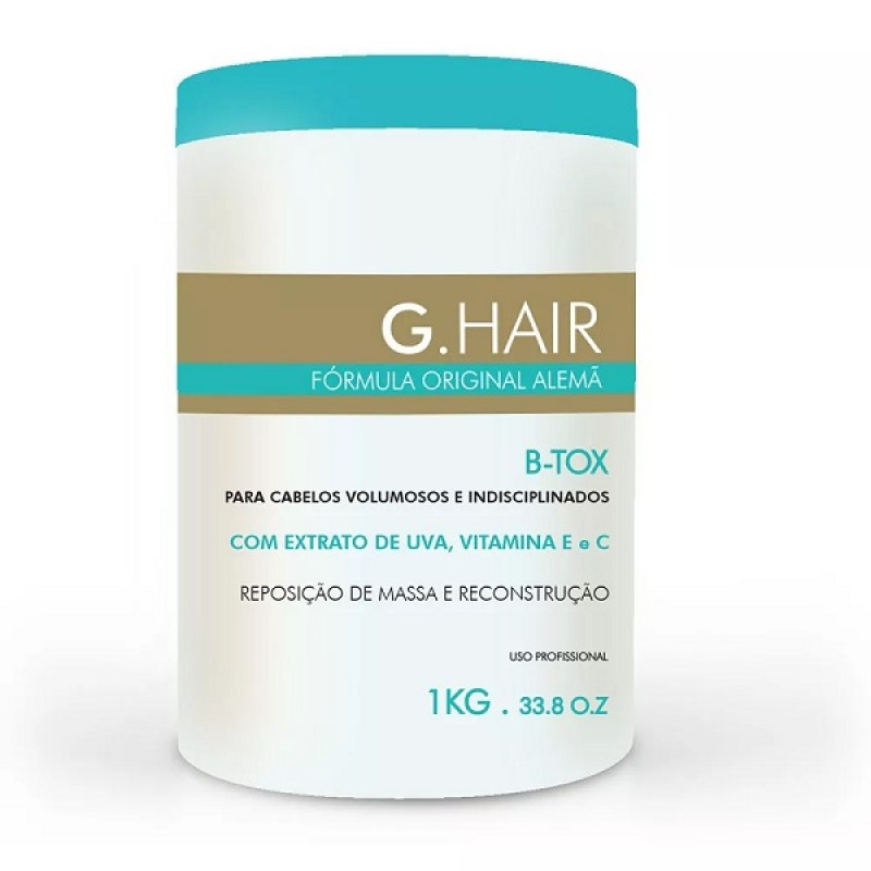 Máscara G.Hair Inoar B-Tox 1kg Máscara G.Hair Inoar B-Tox 1kg