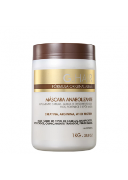 G.Hair Inoar Anabolic Mask 1kg  Beautecombeleza.com