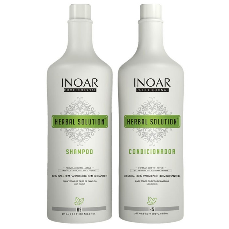 Inoar Herbal Kit Shampoo 1000ml + Conditionador 1000ml + Mascara 500g Inoar Herbal Kit Shampoo 1000ml + Conditionador 1000ml + Mascara 500g