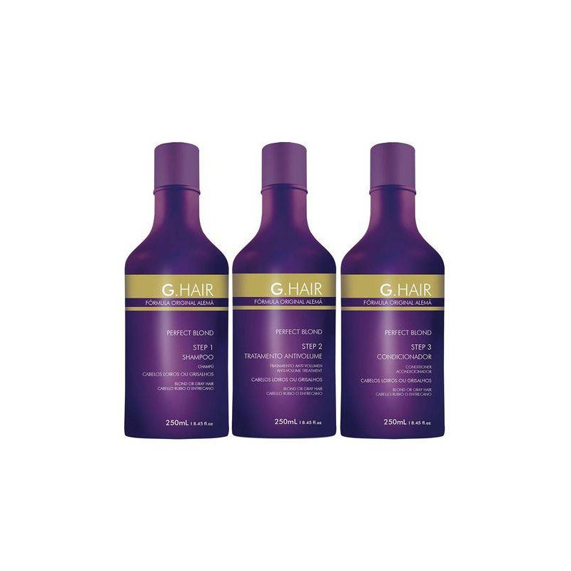 G.hair / Inoar Perfect Blond Kit (3x250ml) G.hair / Inoar Perfect Blond Kit (3x250ml)