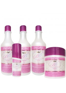 Inoar BB Cream Hair - Kit 5 Produtos  Beautecombeleza.com