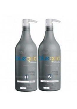 Escova progressiva Premium Blue Gold 2x1L Taninoplastia- Salvatore