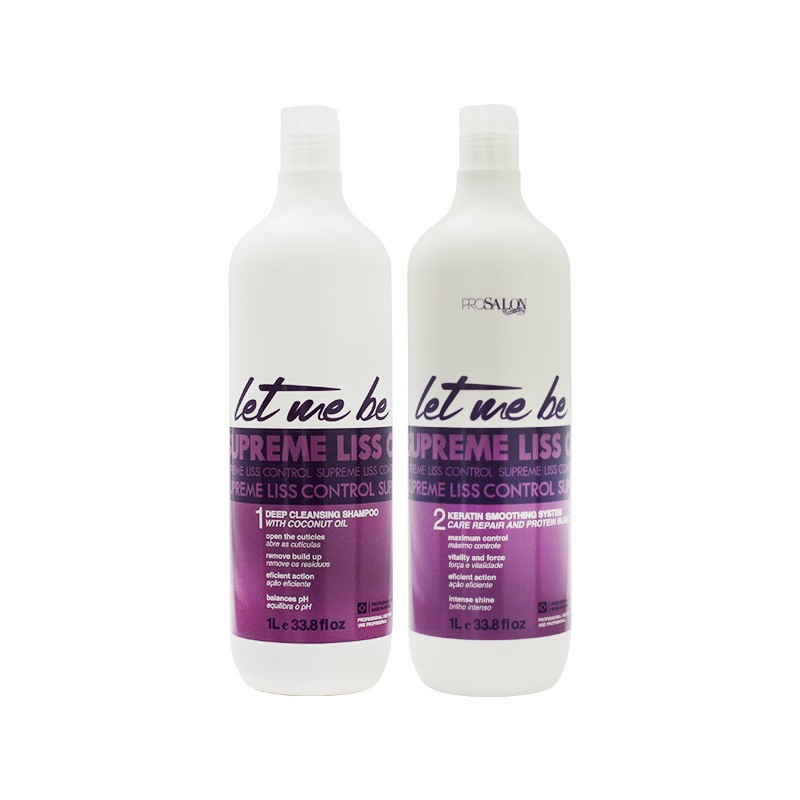 SUPREME CONTROL / KERATIN SMOOTHING SYSTEM LET ME BE / PROSALON SUPREME CONTROL / KERATIN SMOOTHING SYSTEM LET ME BE / PROSALON
