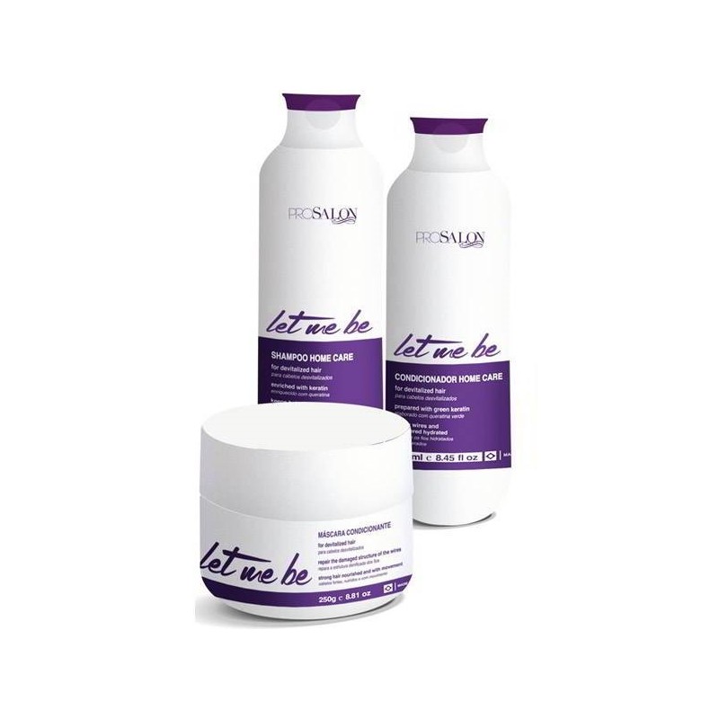 KIT HOME CARE LET ME BE PROSALON 3x250ml   Beautecombeleza.com