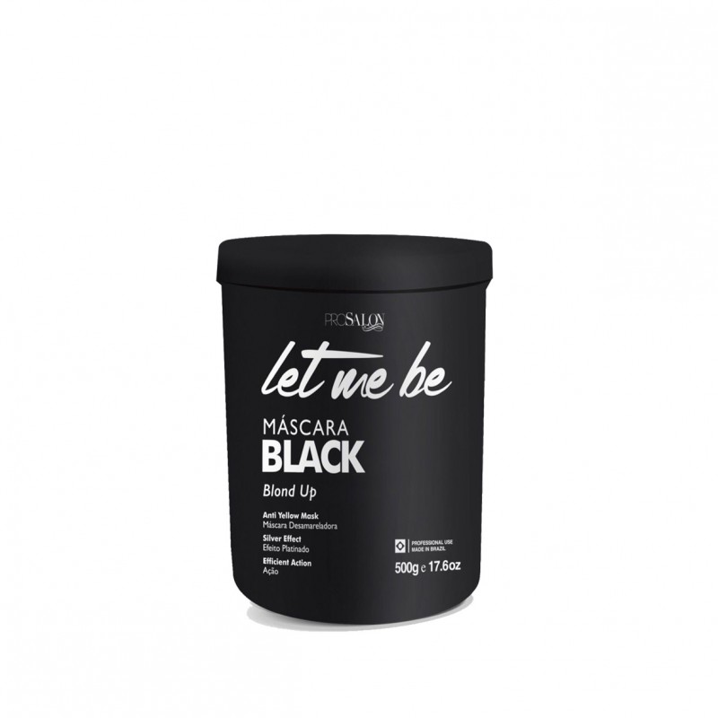 Let Me Be - Máscara Matizadora Black Blond Up Anti Yellow (500g)   Beautecombeleza.com