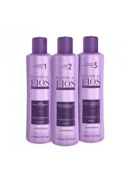 KIT CADIVEU PLASTICA DOS FIOS KIT SELAGEM THERMIQUE 3 X 300 ML   Beautecombeleza.com