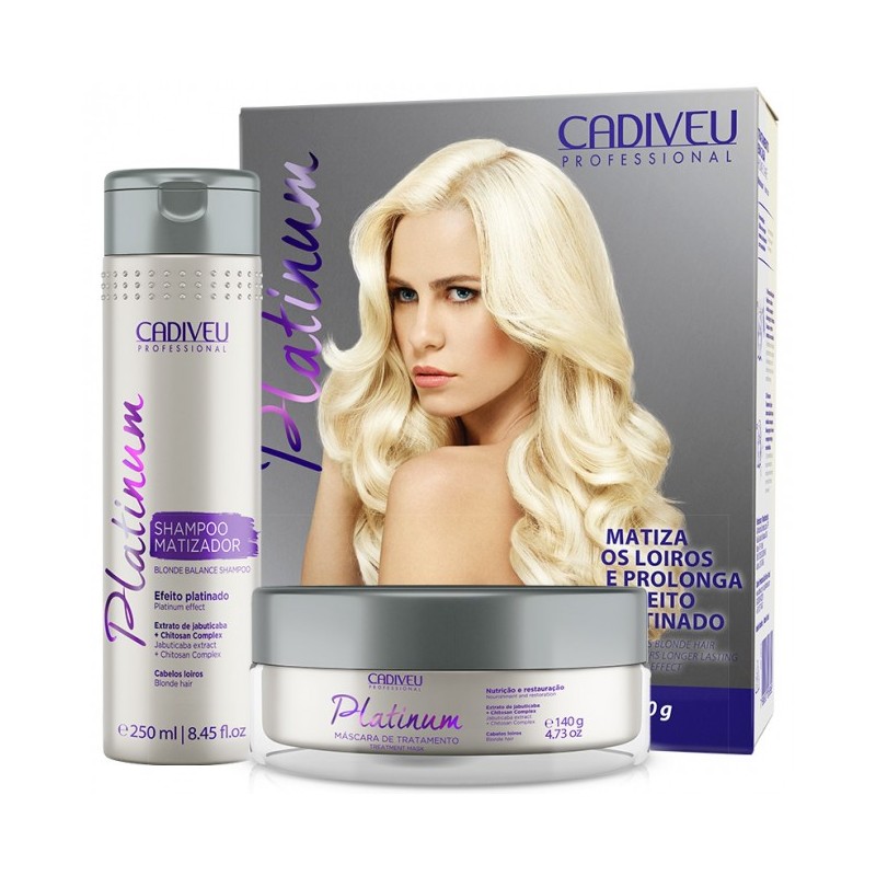 Cadiveu Kit Home Care Matizador Platinum  Beautecombeleza.com