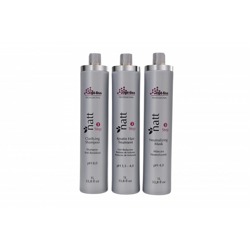 NATT OPT LISS- KERATIN HAIR TREATMENT - 3x1 LITRO NATT OPT LISS- KERATIN HAIR TREATMENT - 3x1 LITRO