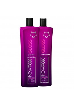 NEW FOX GLOSS BRAZILIAN KERATIN HAIR TREATMENT SET 1000ml/33,81fl.Oz