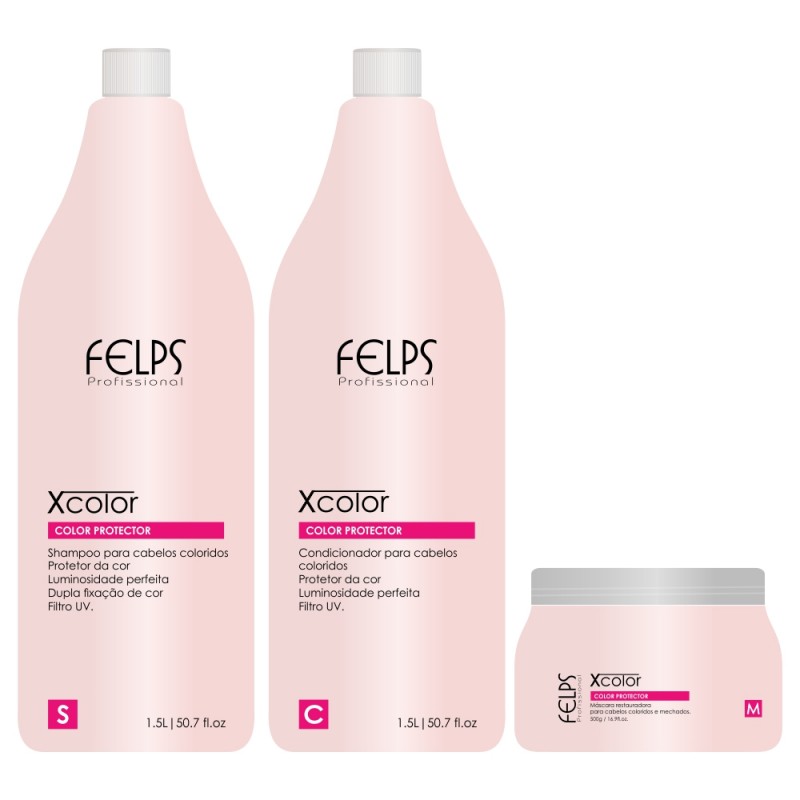 XColor Protection Hair Kit 3x1 - Felps XColor Protection Hair Kit 3x1 - Felps