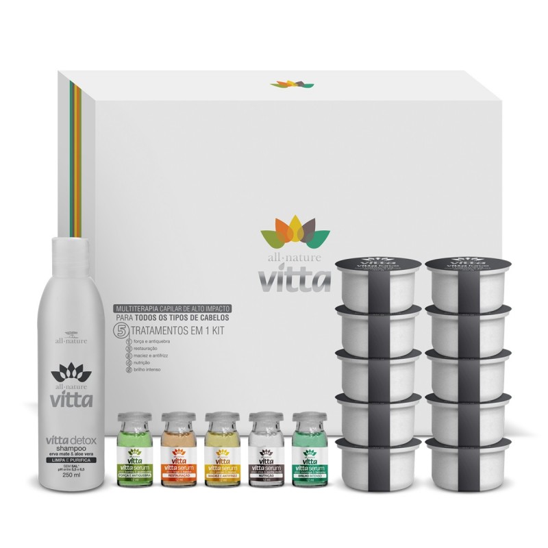 Vitta Multiterapia Capilar De Alto Impacto - All Nature      Beautecombeleza.com