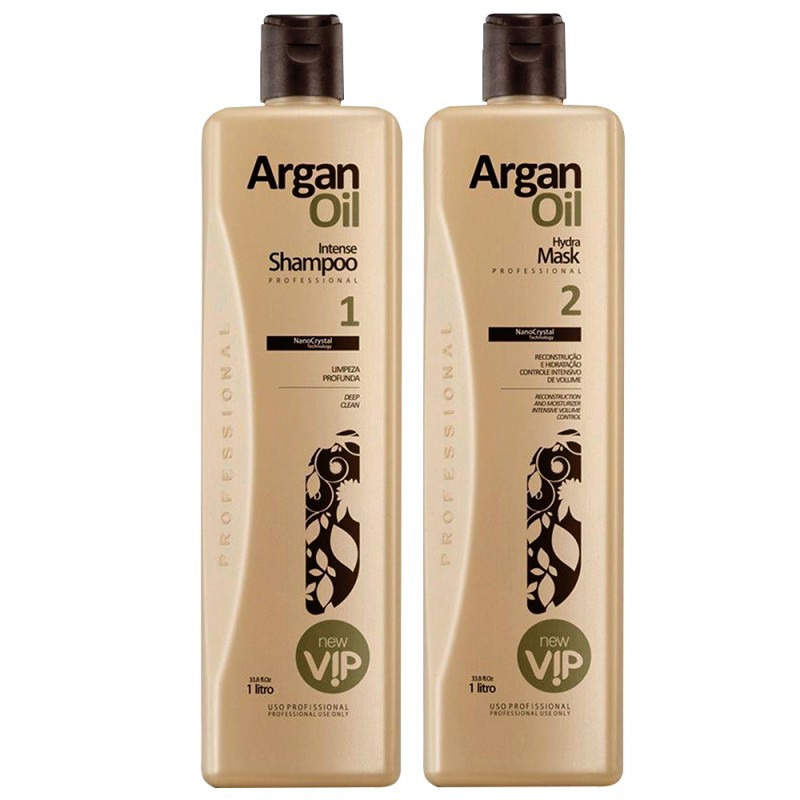 Lissage brésilien de l’huile d’argan brossez-le 2x1L - VIP