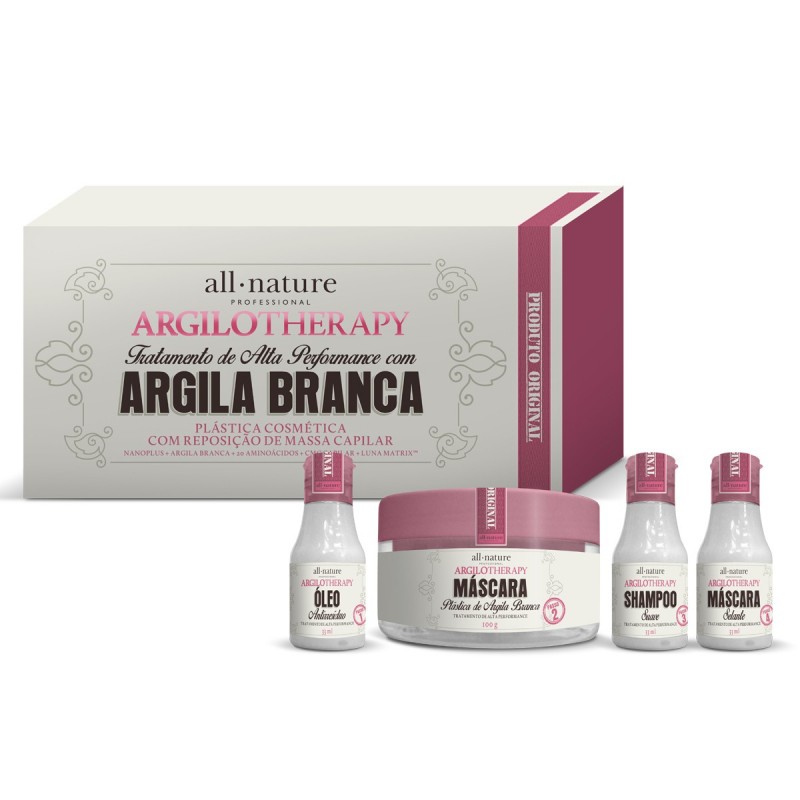 Argiloterapia - Argilotherapy All Nature - (Mini Kit) Beautecombeleza.com Argiloterapia - Argilotherapy All Nature - (Mini Kit) Beautecombeleza.com