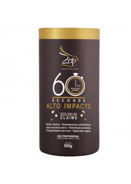 Zap Máscara 60 Seconds Alto Impacto 950g   Beautecombeleza.com