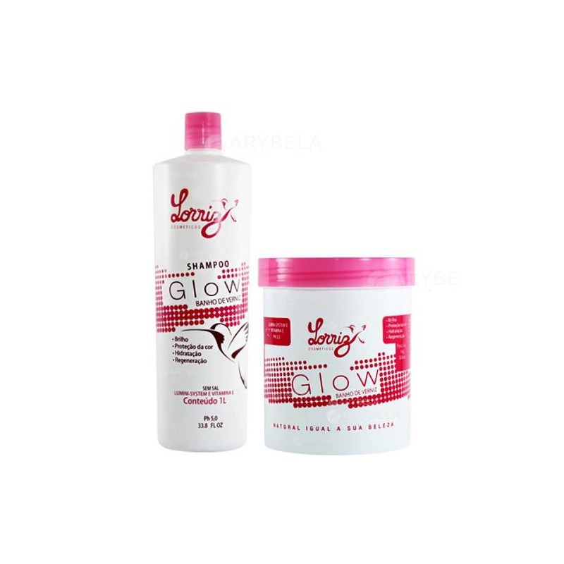 Lorriz - Kit Tratamento Banho De Verniz Glow Beautecomberleza.com Lorriz - Kit Tratamento Banho De Verniz Glow Beautecomberleza.com