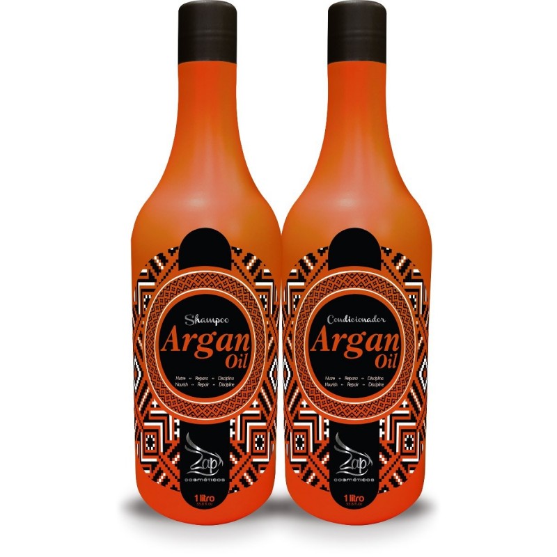 ARGAN OIL SHAMPOO AND CONDITIONER FOR 2X1L WASHBASIN ZAP ARGAN OIL SHAMPOO AND CONDITIONER FOR 2X1L WASHBASIN ZAP