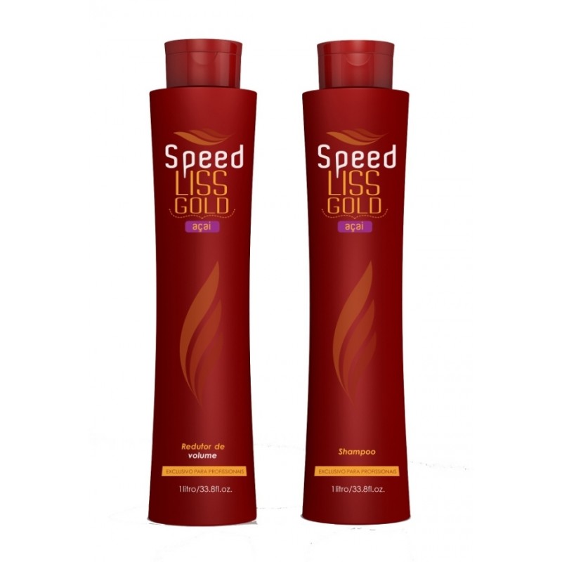 Escova Progressiva Speed Liss Gold Açaí