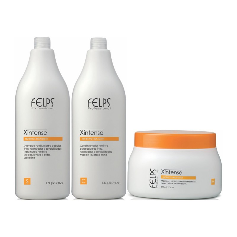 Felps Professional Kit Xintense Nutrition Treatment - 3 Products Felps Professional Kit Xintense Nutrition Treatment - 3 Products