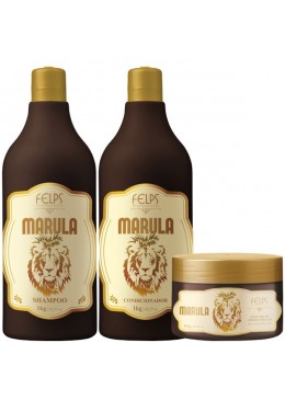 Felps Profissional Marula Kit de Hipernutrição - 3 Produtos (Masc 1Kg)     Beautecombeleza.com