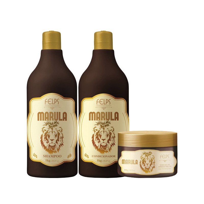 Felps Profissional Marula Kit de Hipernutrição - 3 Produtos (Masc 1Kg)     Beautecombeleza.com