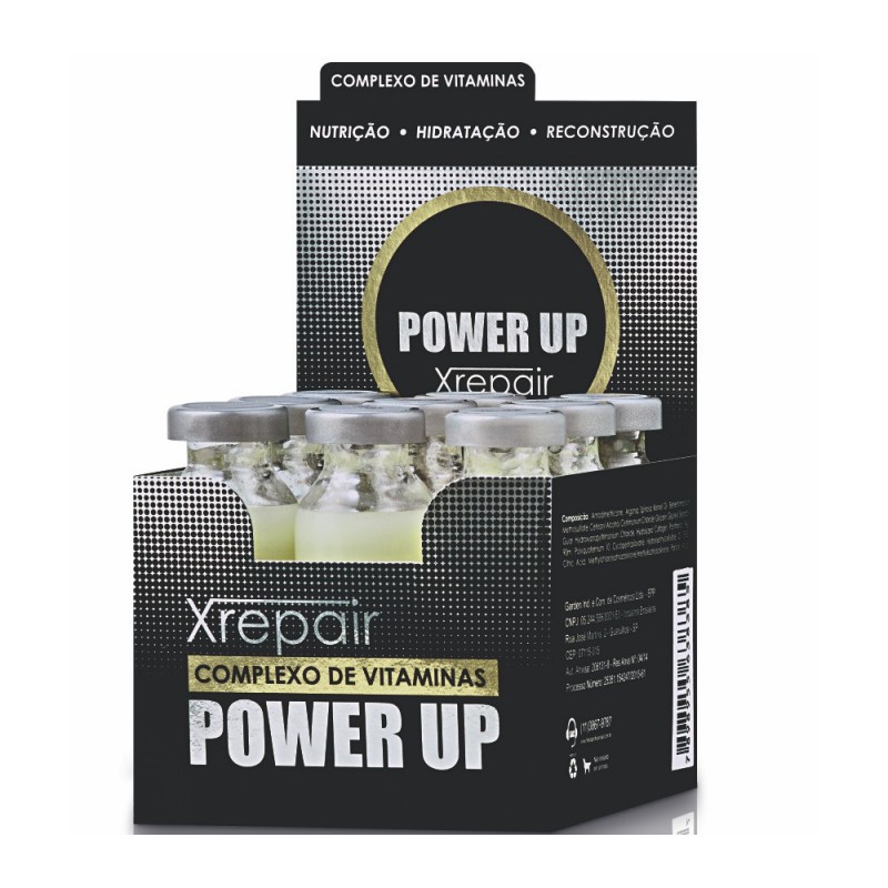 Felps Profissional Xrepair Complexo de Vitamina Ampola Power Up 9x15ml     Beautecombeleza.com