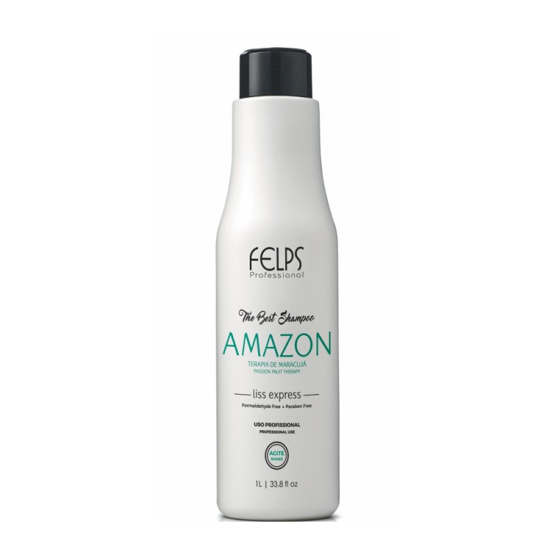 Felps Profissional The Best Shampoo que Alisa Amazon 1000ml     Beautecombeleza.com
