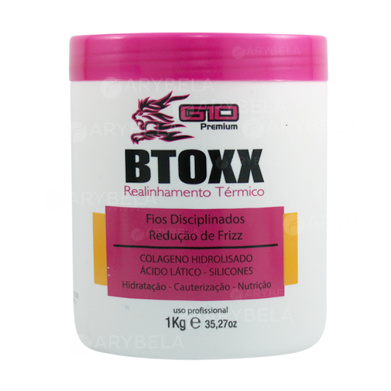 Botox Sem Formol Realinhamento Térmico G10 Btoxx - 1kg Botox Sem Formol Realinhamento Térmico G10 Btoxx - 1kg