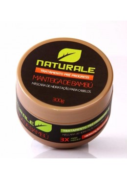 Manteiga de Bambú F-0 Pré Progress- Máscara de Hidratação Naturale Brasil - 300g      Beautecombeleza.com