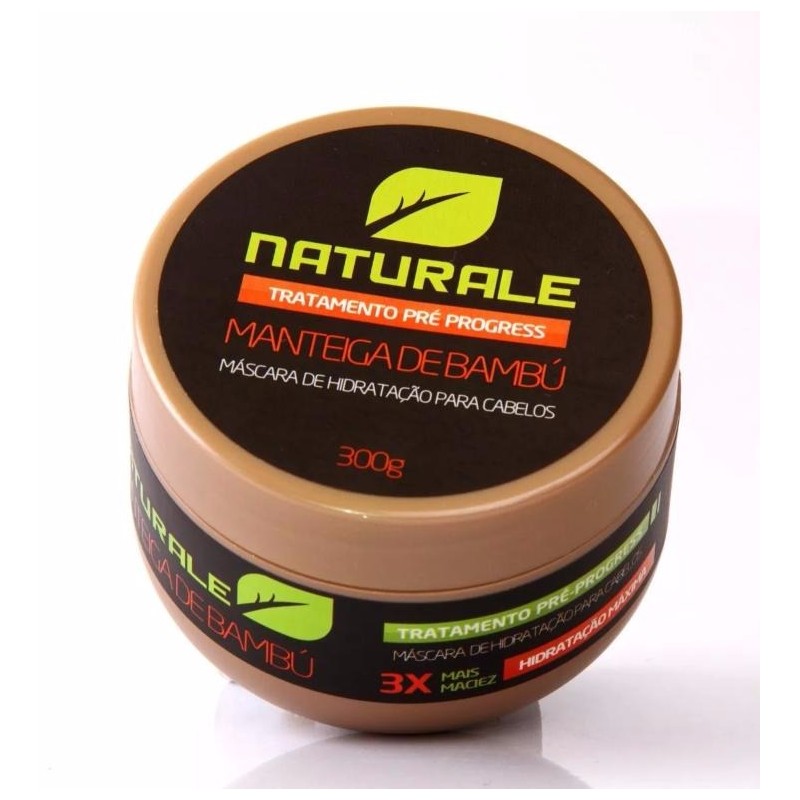 Manteiga de Bambú F-0 Pré Progress- Máscara de Hidratação Naturale Brasil - 300g Beautecombeleza.com Manteiga de Bambú F-0 Pré Progress- Máscara de Hidratação Naturale Brasil - 300g Beautecombeleza.com