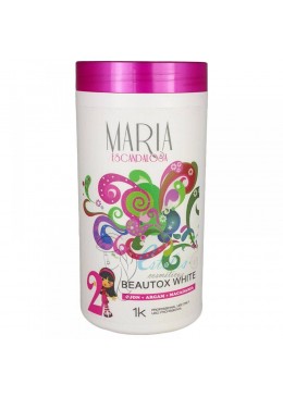 MARIA ESCANDALOSA BOTOX BEAUTOX WHITE OJON E ARGAN 1KG      Beautecombeleza.com