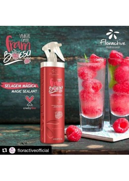 VINAIGRE CAPILLAIRE A LA FRAMBOISE FLORACTIVE       Beautecombeleza.com