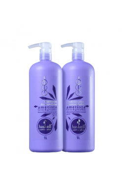 Kit Cheveux Blonds Shampoing et Conditionneur 2x1L Haskell Beautecombeleza.com