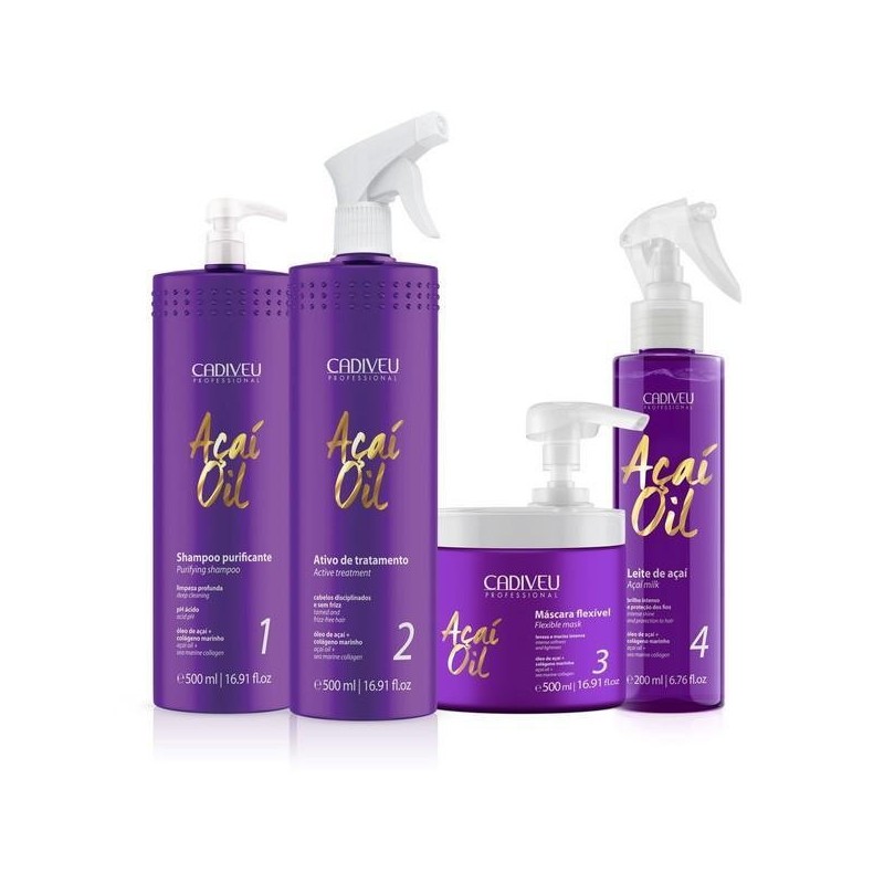 Acai Oil Therapy Professional Kit - Cadiveu Beautecombeleza Acai Oil Therapy Professional Kit - Cadiveu Beautecombeleza