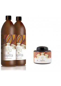 Biopolimerization Protein Kit 2x500ml and 500g MAG Magnifica Beautecombeleza.com