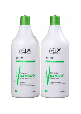 Kit Xmix Extrato de Bamboo 2x1L - Felps Beautecombeleza.com