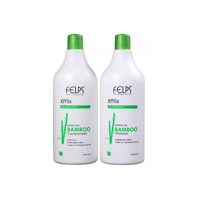 Kit Extrait de Bambou Xmix 2x1L - Felps Beautecombeleza.com Kit Extrait de Bambou Xmix 2x1L - Felps Beautecombeleza.com