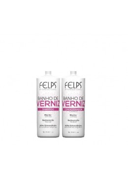 Banho de Verniz Shampoo + Conditioner Kit 2x1L - Felps Beautecombeleza.com