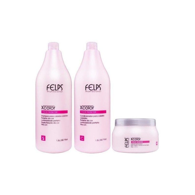 Kit XColor de proteção para o cabelo - Felps Beautecombeleza.com