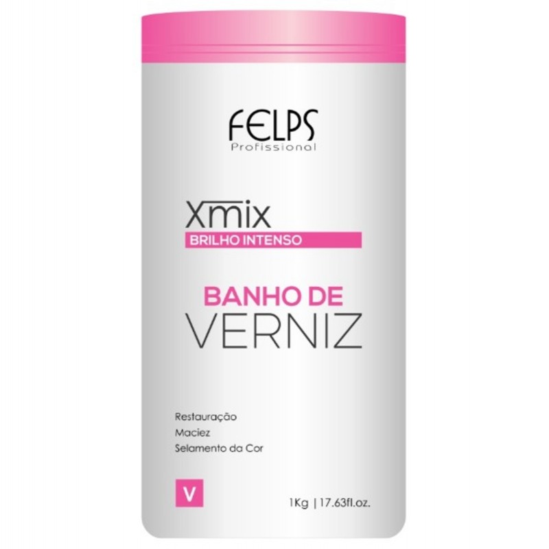 Mascara Xmix Banho de Verniz Brilho Intenso 1Kg - Felps Beautecombeleza.com