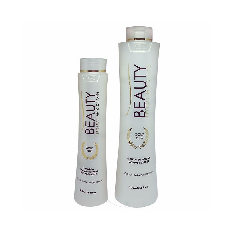 Beauty Impressive Gold Plus Lissage Bresilien 1000ml + 500ml          Beautecombeleza.com