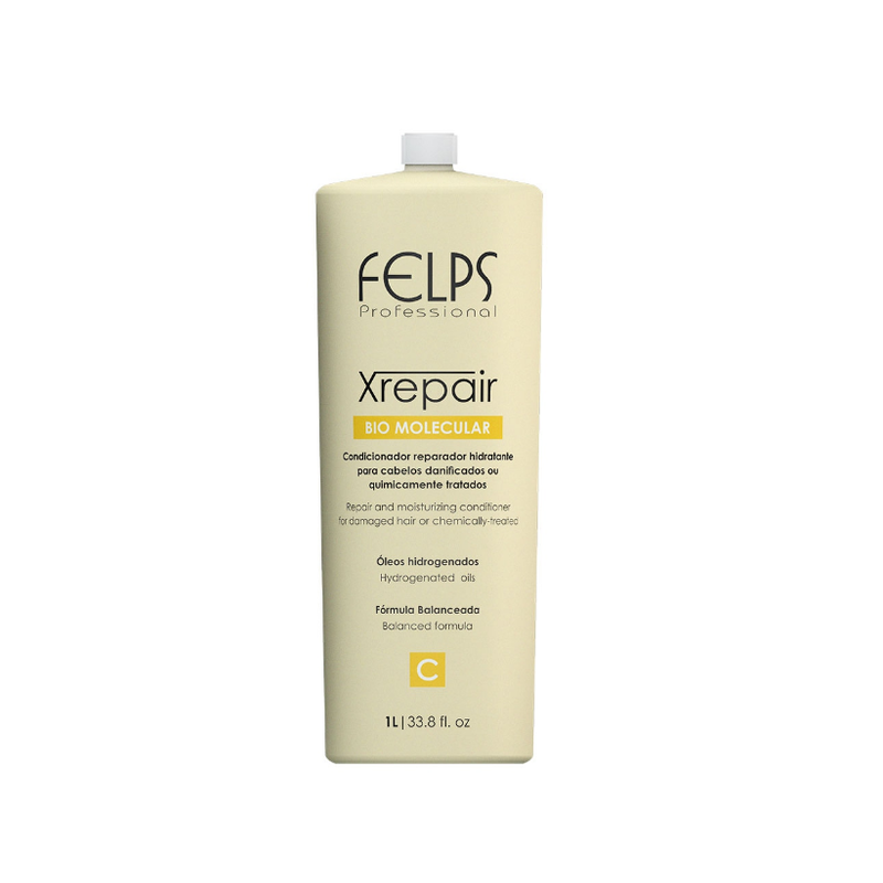 Xrepair Bio Molecular Conditioner 1000ml - Felps Beautecombeleza.com Xrepair Bio Molecular Conditioner 1000ml - Felps Beautecombeleza.com