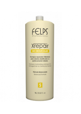 Shampoing Bio Moléculaire Xrepair Bio 1L - Felps Beautecombeleza.com