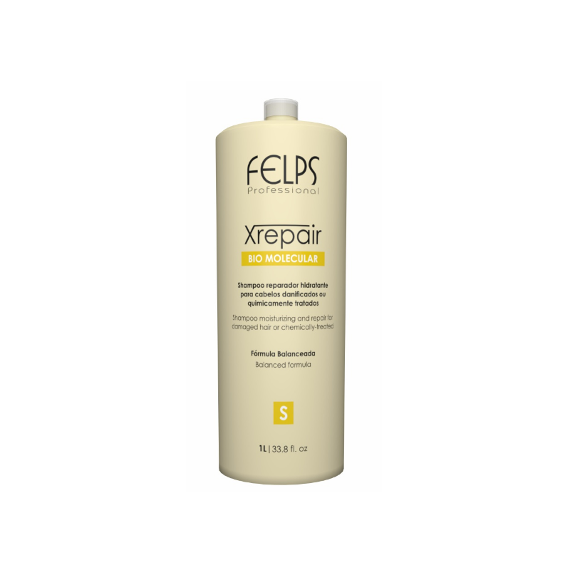 Shampoing Bio Moléculaire Xrepair Bio 1L - Felps Beautecombeleza.com