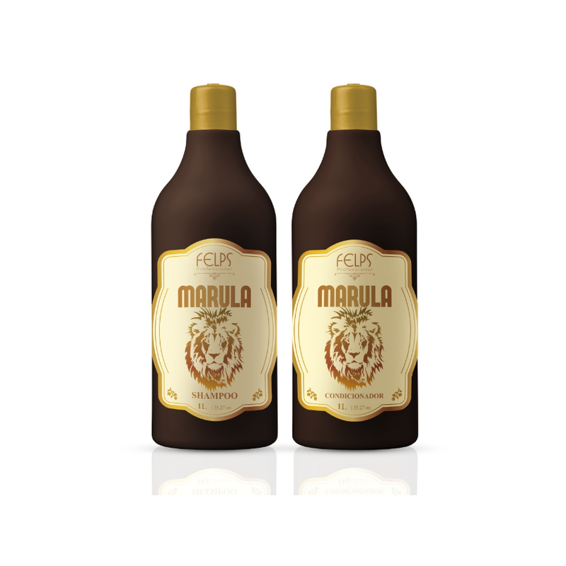 Marula Professional Duo Kit of Hyper Nutrition 2x1000ml - Felps Beautecombeleza.com
