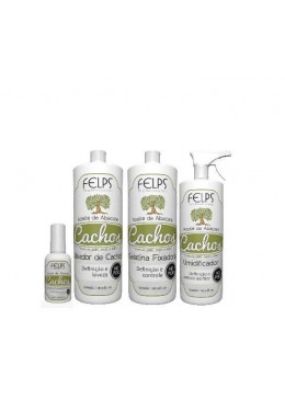 Avocado Oil Curls Activator 4 Products Kit - Felps Beautecombeleza.com