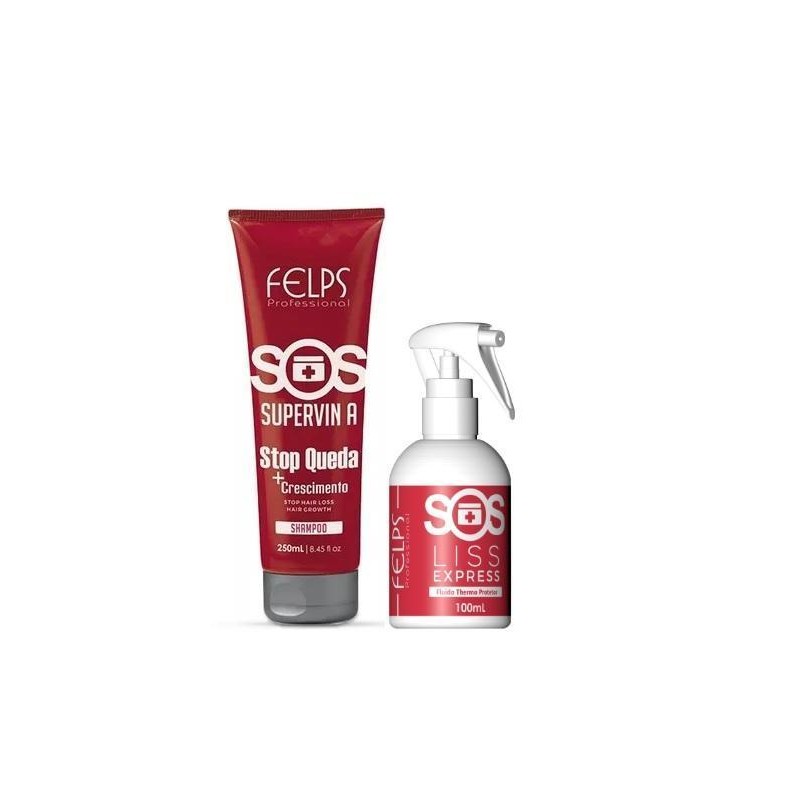 Kit Escova Progressiva SOS - Felps Beautecombeleza.com Kit Escova Progressiva SOS - Felps Beautecombeleza.com
